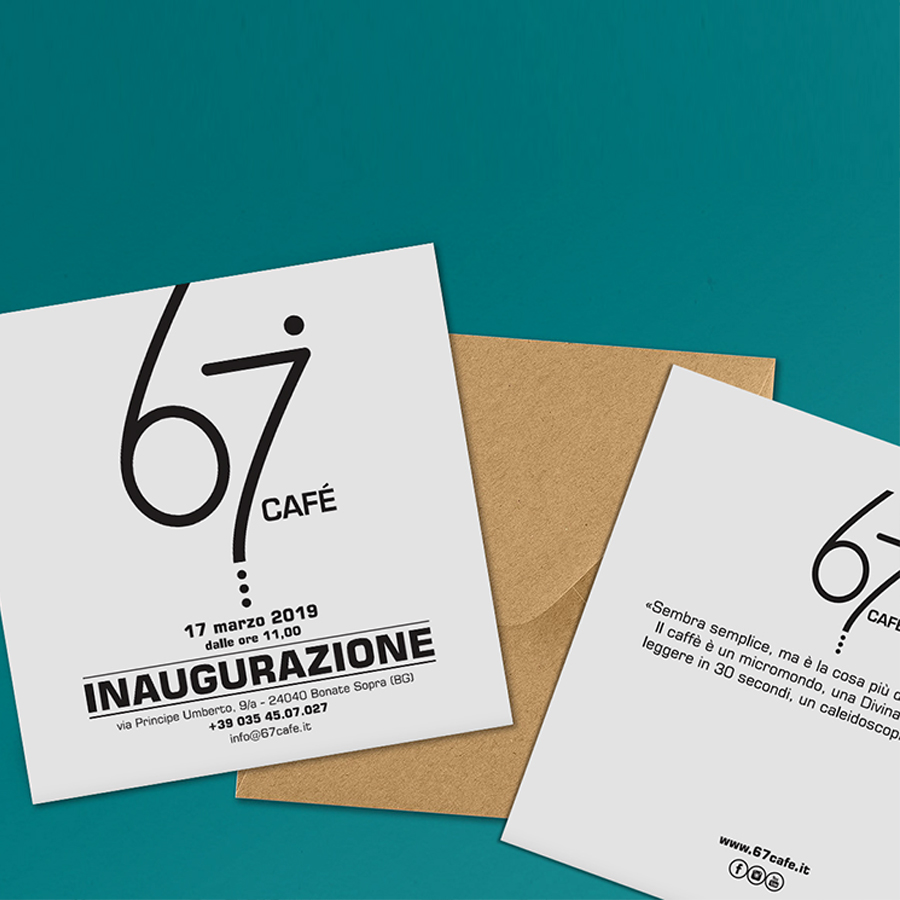 67 Café | 23Studio | Creative agency | Bergamo